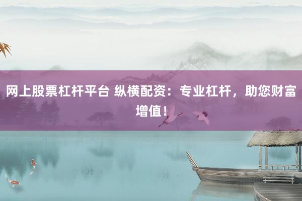 网上股票杠杆平台 纵横配资：专业杠杆，助您财富增值！