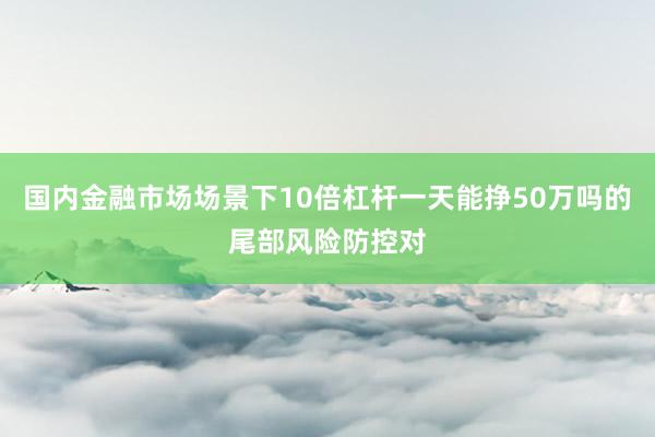 国内金融市场场景下10倍杠杆一天能挣50万吗的尾部风险防控对